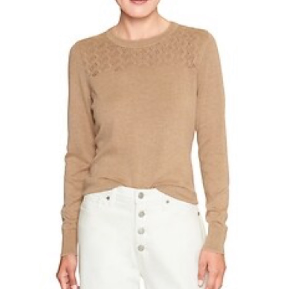 Banana Republic tan color sweater